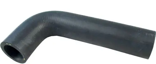 Schwarzer, gebogener Schlauch aus EPDM-Material, geeignet für verschiedene Anwendungen. Hergestellt für Produkte von Wolf.
